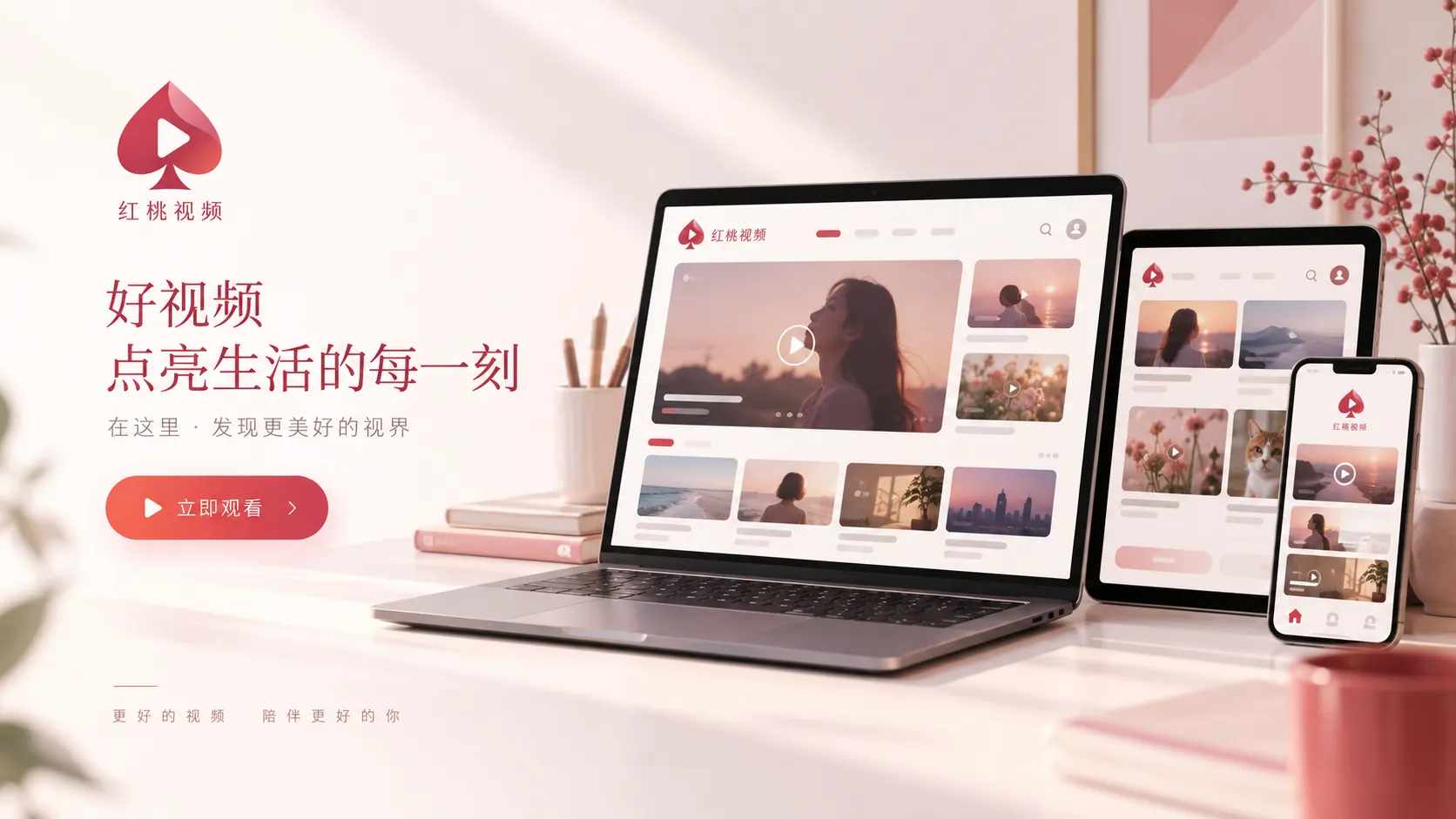 视频观看设备与内容浏览场景